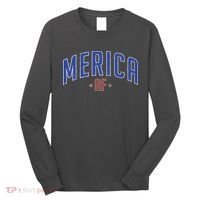 Merica AF Distressed USA Logo Long Sleeve Shirt thumb 0