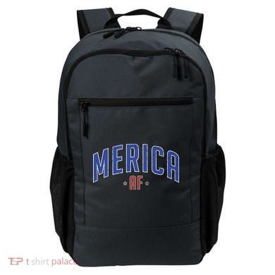 Merica AF Distressed USA Logo Backpack