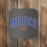 Merica AF Distressed USA Logo Coaster thumb 0