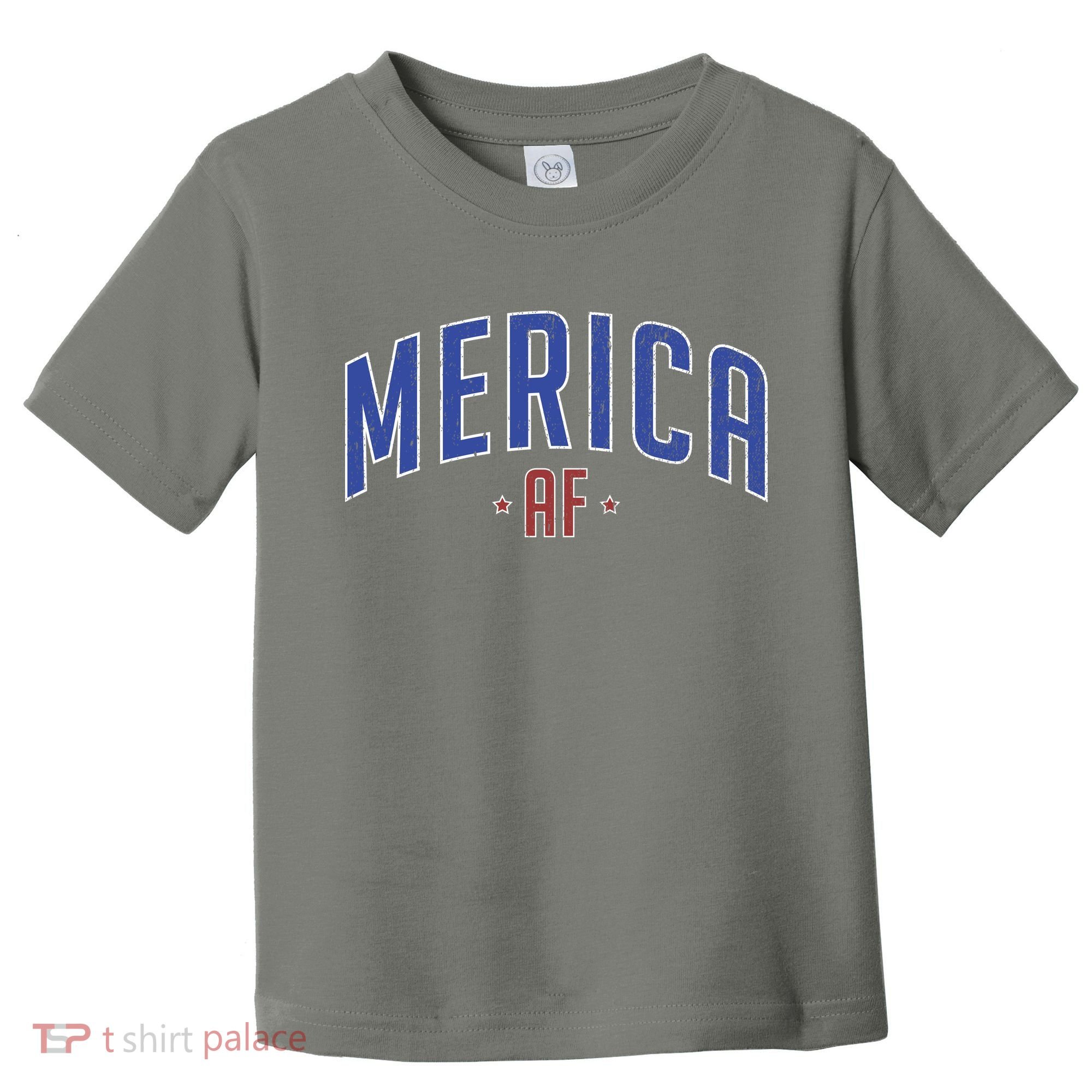Merica AF Distressed USA Logo Toddler T-Shirt
