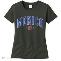Merica AF Distressed USA Logo Women's T-Shirt thumb 0