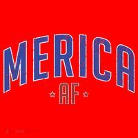 Merica AF Distressed USA Logo Santa Hat thumb 1