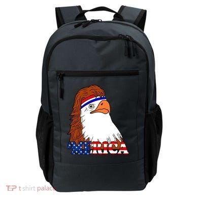 Merica Bald Eagle Retro USA Flag Backpack