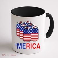 Merica Beer Pack Coffee Mug thumb 1