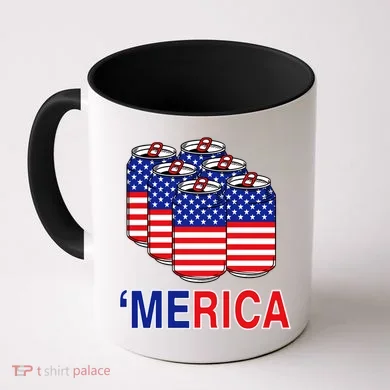 Merica Beer Pack Coffee Mug
