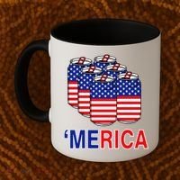 Merica Beer Pack Coffee Mug thumb 2