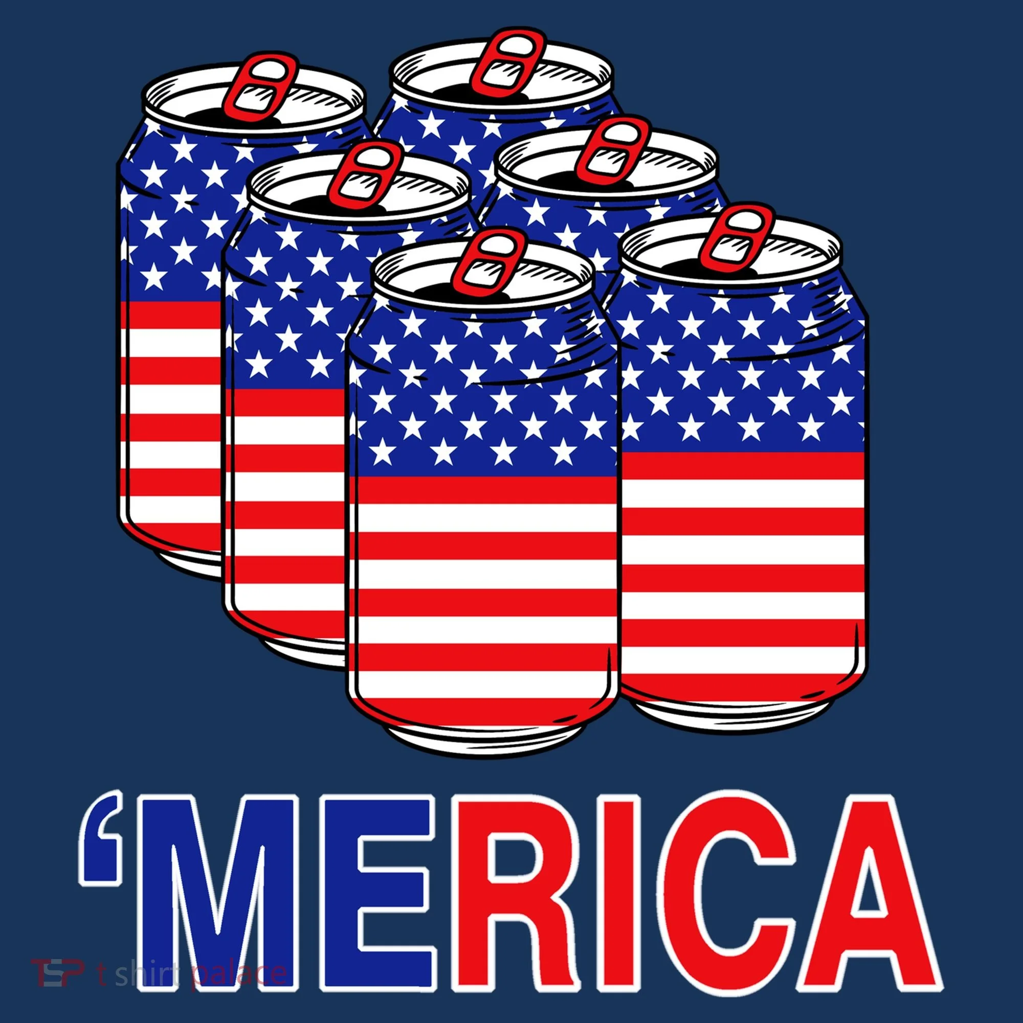 Merica Beer Pack Bucket Hat
