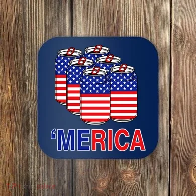 Merica Beer Pack Coaster