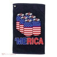 Merica Beer Pack Golf Towel thumb 0