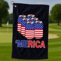 Merica Beer Pack Golf Towel thumb 1