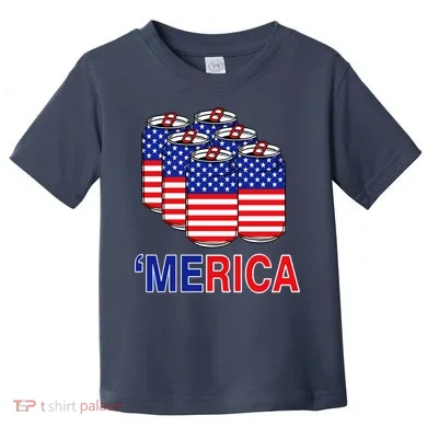 Merica Beer Pack Toddler T-Shirt
