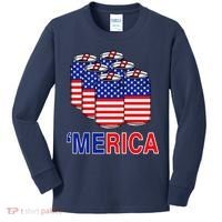 Merica Beer Pack Kids Long Sleeve Shirt thumb 0