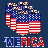 Merica Beer Pack Kids Long Sleeve Shirt thumb 2