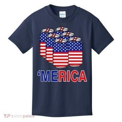 Merica Beer Pack Kids T-Shirt
