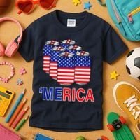 Merica Beer Pack Kids T-Shirt thumb 3