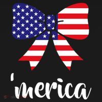 Merica Bow Tie USA Flag Doggie Tank thumb 4
