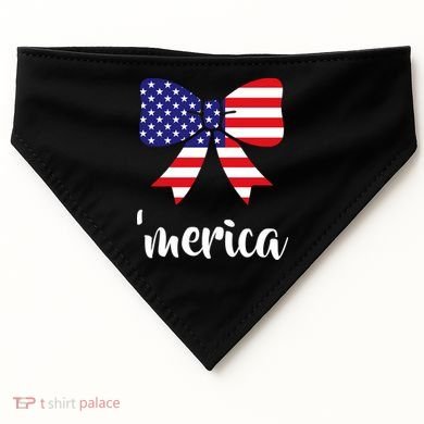 Merica Bow Tie USA Flag USA-Made Doggie Bandana