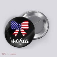 Merica Bow Tie USA Flag Button thumb 0