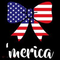 Merica Bow Tie USA Flag Coaster thumb 2