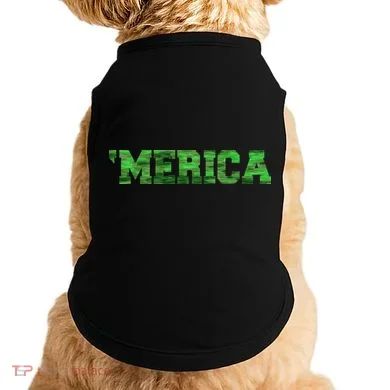 Merica Camo Logo Doggie Tank
