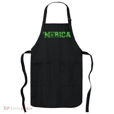 Merica Camo Logo Apron