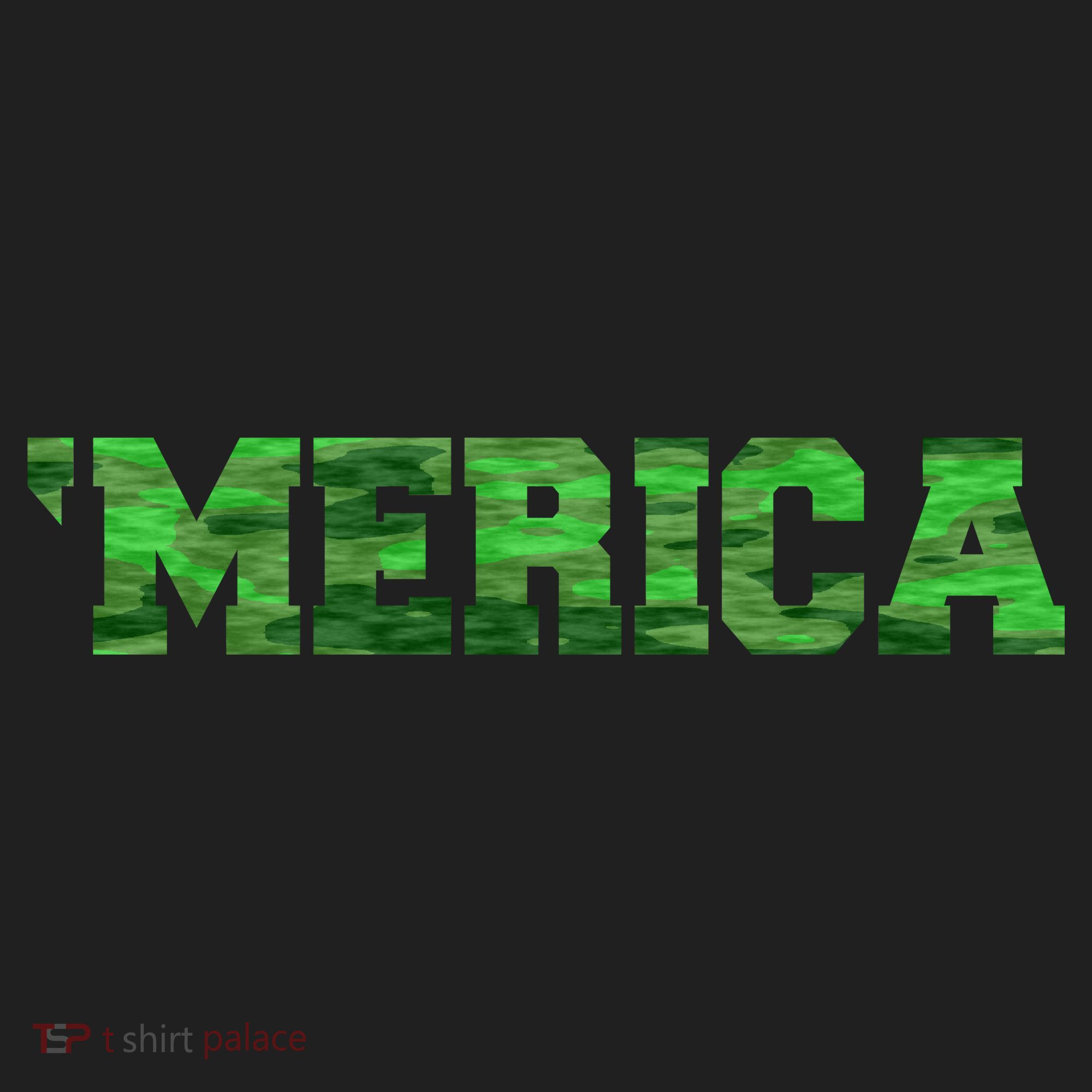 Merica Camo Logo Beanie