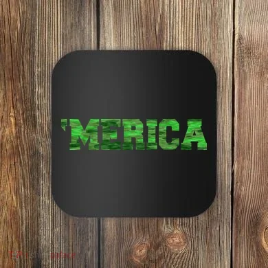 Merica Camo Logo Coaster