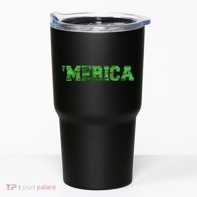 Merica Camo Logo Tumbler