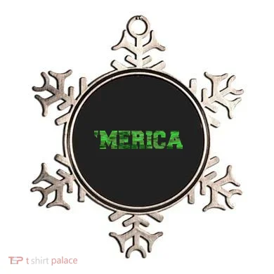 Merica Camo Logo Ornament