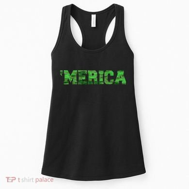 Merica Camo Logo Women's Tank Top