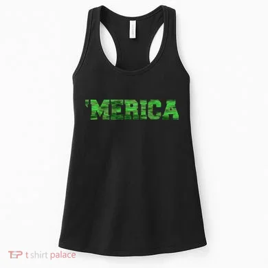 Merica Camo Logo Women's Tank Top