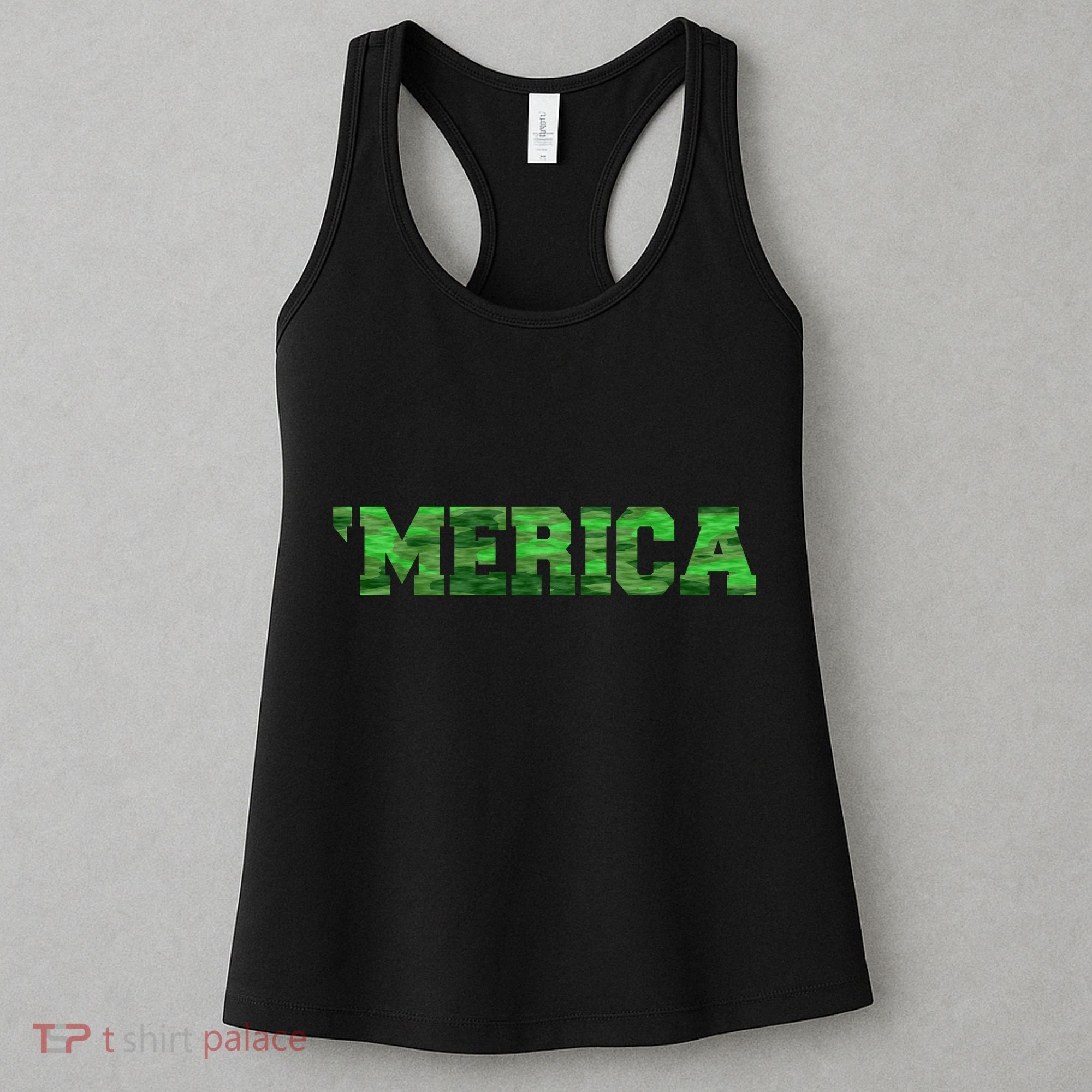 Merica Camo Logo Women's Tank Top