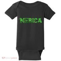 Merica Camo Logo Baby Bodysuit thumb 0