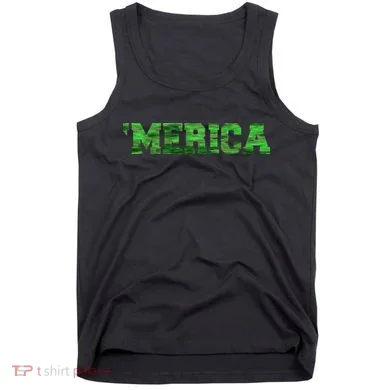 Merica Camo Logo Tank Top