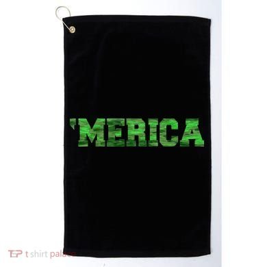 Merica Camo Logo Golf Towel