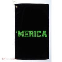 Merica Camo Logo Golf Towel thumb 0