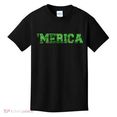 Merica Camo Logo Kids T-Shirt