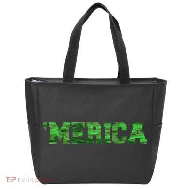 Merica Camo Logo Tote Bag