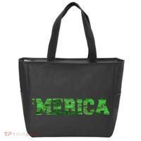 Merica Camo Logo Tote Bag thumb 0