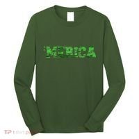 Merica Camo Logo Long Sleeve Shirt thumb 0