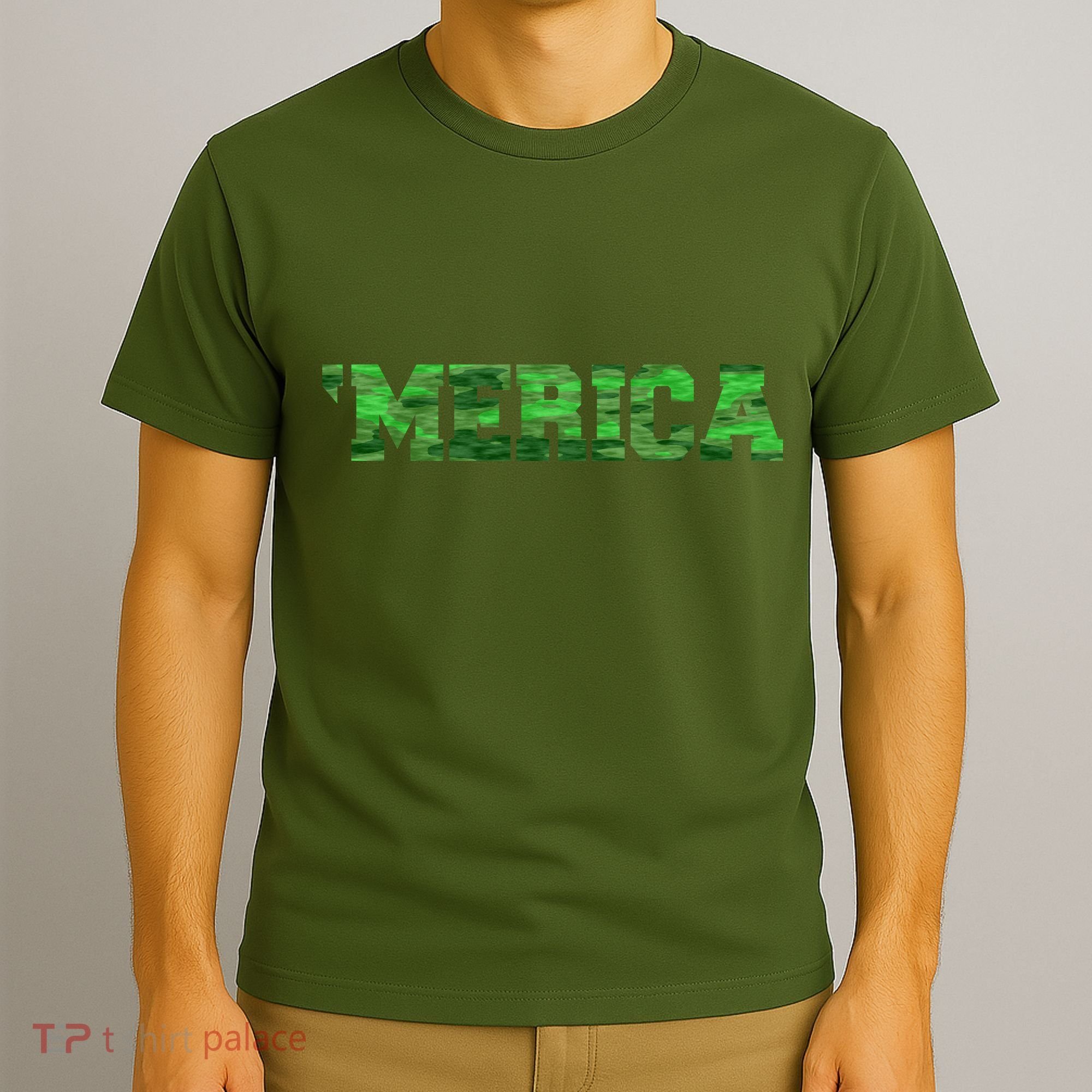 Merica Camo Logo T-Shirt