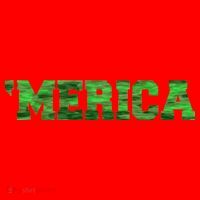 Merica Camo Logo Santa Hat thumb 1
