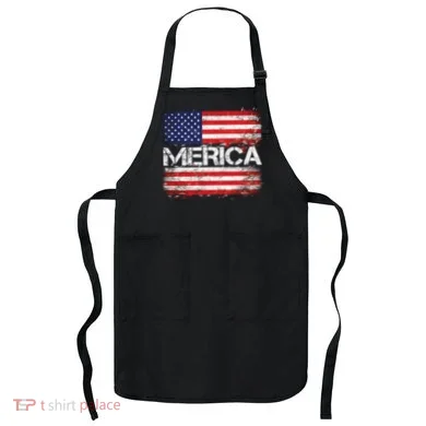 Merica Distressed Flag Apron