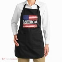 Merica Distressed Flag Apron thumb 2