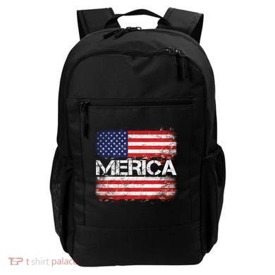 Merica Distressed Flag Backpack