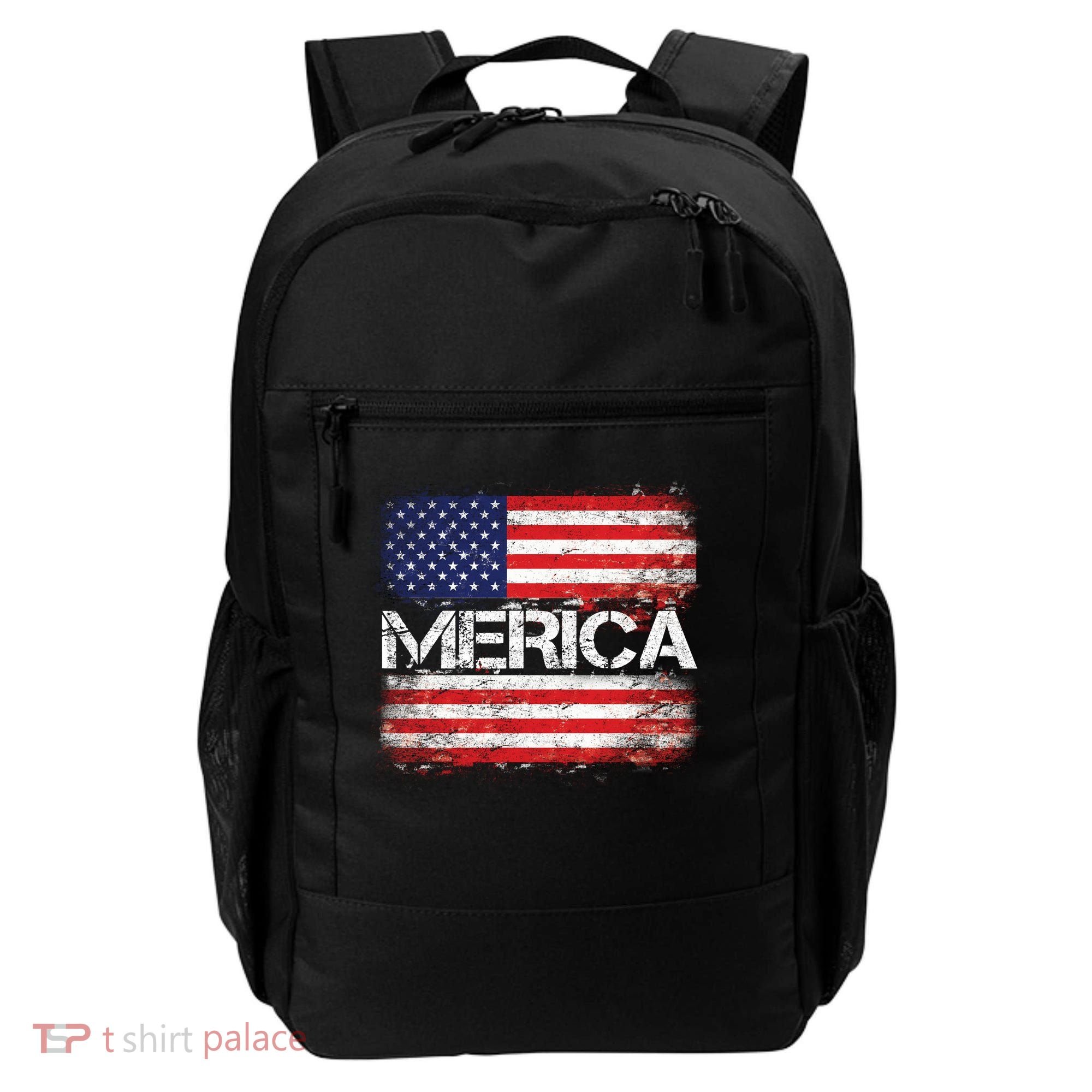 Merica Distressed Flag Backpack