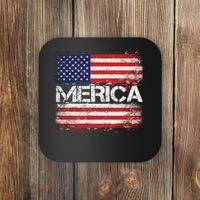 Merica Distressed Flag Coaster thumb 0