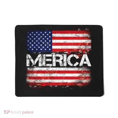 Merica Distressed Flag Mousepad