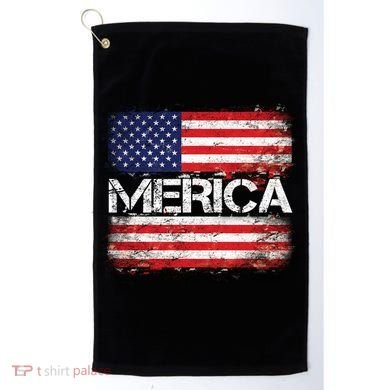 Merica Distressed Flag Golf Towel