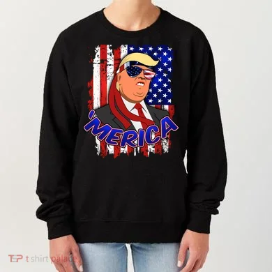 Merica Donald Trump Women's Sweatshirt
